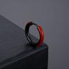 Hot Sell Enamel Round Stainless Steel Earrings Fashion Punk Circle Stud Ear Jewelry Party Gifts For Women Men