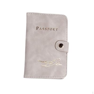 Porte-Passeport Housse PU Cuir Étui à Cartes Pratique Petit Durable Organisateur de Documents Voyage