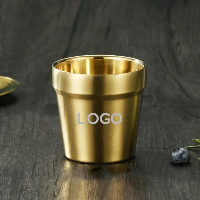 Błyszcząca Powierzchnia Kufle do Piwa Podwójna Ścianka Stal Nierdzewna Kubek do Wody Kawa Herbata Ochrona przed Oparzeniami Kubek na Imprezę Naczynia do Picia Personalizacja Logo