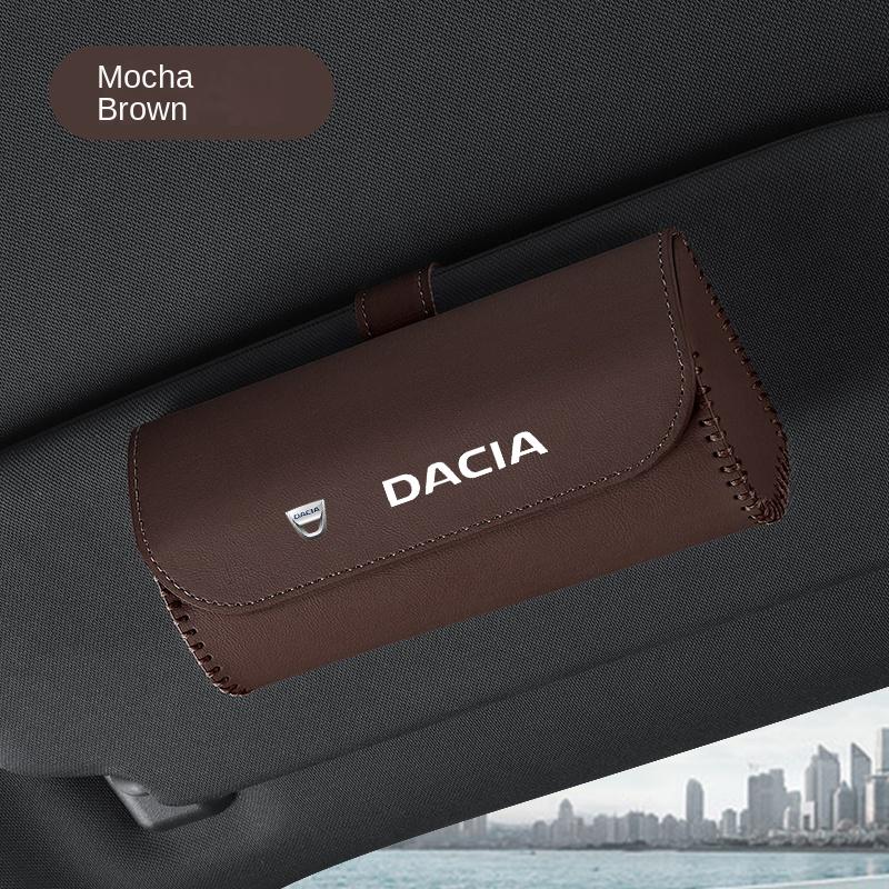 Car Mounted Eyeglass Case, Car Storage, Sunglasses Holder For Dacia Duster Logan Sandero Lodgy Dokker Stepway Mcv 2 Solenza Largus