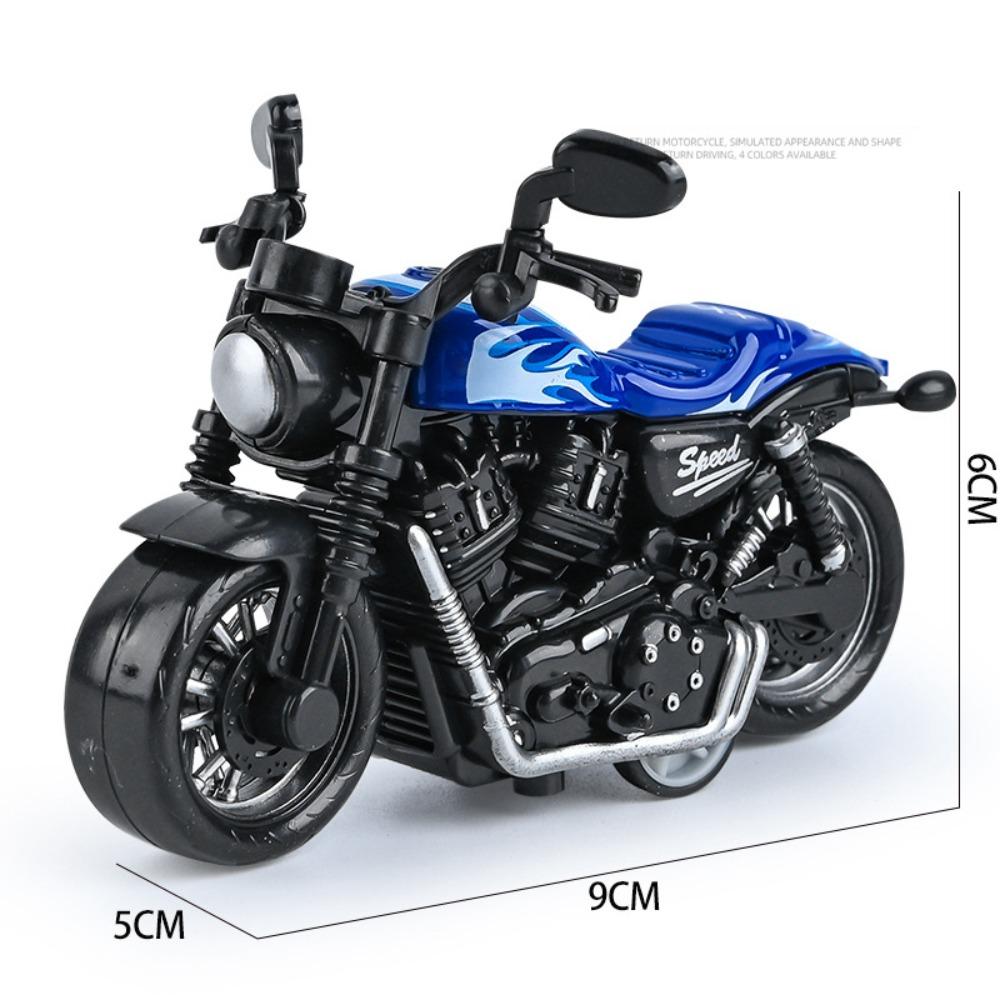 Movable Motorcycle Model Retro Style Traffic Toys New Cake Decoration