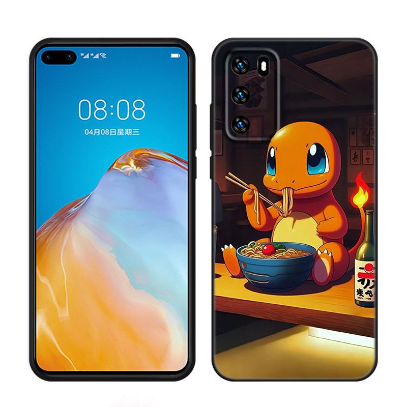 Cute CCharmander PPokemon Phone Case For Huawei Pura 70 Ultra P20 P30 P40 Lite P60 Art P50 Pro P50E P Smart 2018 2019 2020 2021