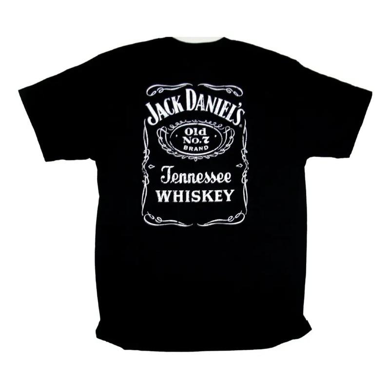 Etiqueta Con El Logotipo De La Camiseta Jack Daniels, 2 Cara S