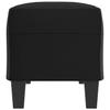 Black Bench 100 X 35 X 41 Cm Faux Leather