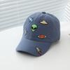Japanese and Korean cute alien children's baseball cap, cartoon baby baseball cap, sun hat for spring outdoor use