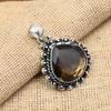 Smoky Topaz Gemstone Handmade 925 Solid Sterling Silver Jewelry Pendant For Wedding Gift