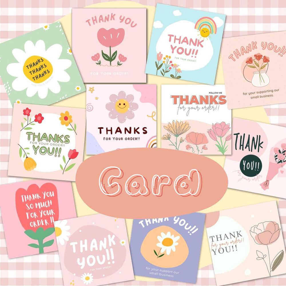 10-50Pcs High-Quality 6*6Cm High-Quality Flower High-Quality Thank High-Quality You High-Quality Cards High-Quality For High-Quality Gift