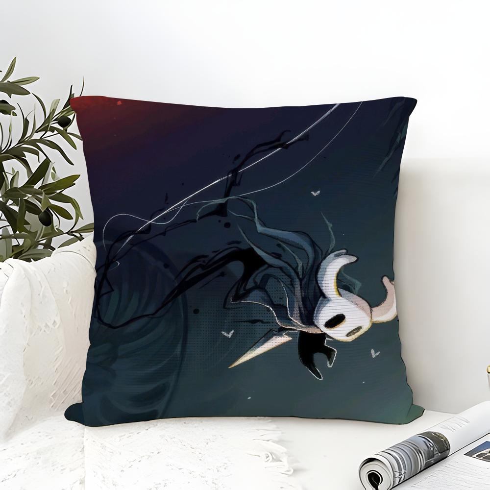 Metroidvania Game H-Hollow Knight Pillow Case Linen Pillow Case Sofa Home Decor Cushion Cover Cushion Cove