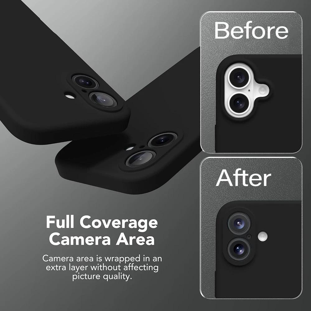 TPU Protector For iphone 17 Pro ProMax Air Case Delicate Case Fall prevention Case For iphone17 Liquid Silicone Plain Rubber