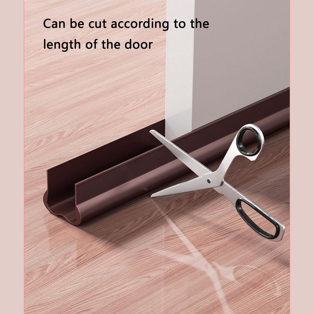 PVC Door Sweeps Seal Door Gaps Seal Door Soundproofing Strips 1 Roll for Enhances Acoustic Insulation In Homes & Offices