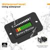 BM210 12V 24V 36V 48V 60V 72V Battery Meter, Waterproof LED Batterys Voltage Display Acid&Lithium Battery Gauge Meter for Golf Cart EZGO Club CAR and
