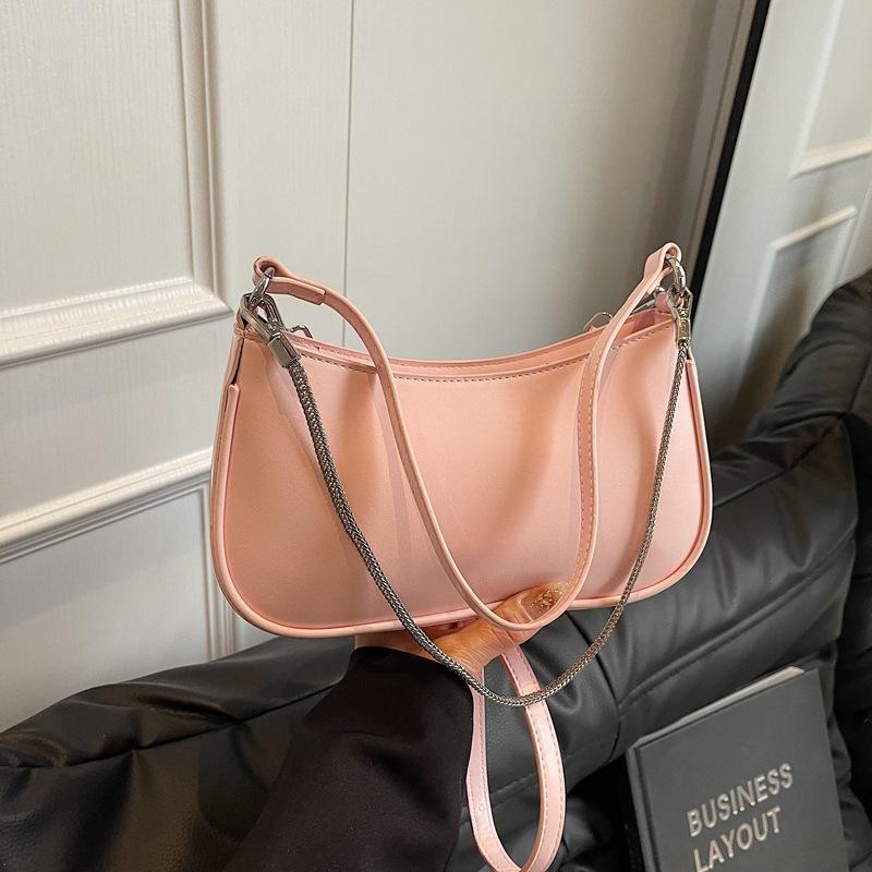 

В этом году популярная маленькая женская сумка 2025 новая высококлассная универсальная сумка-мессенджер на одно плечо под мышкой маленькая сумка розовый