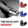Car Metal Wheel Tire Valve Caps Dust Capwith Car Accessories For Volkswagen VW GTI Rline R Polo Golf MK8 Passat Magotan Tiguan