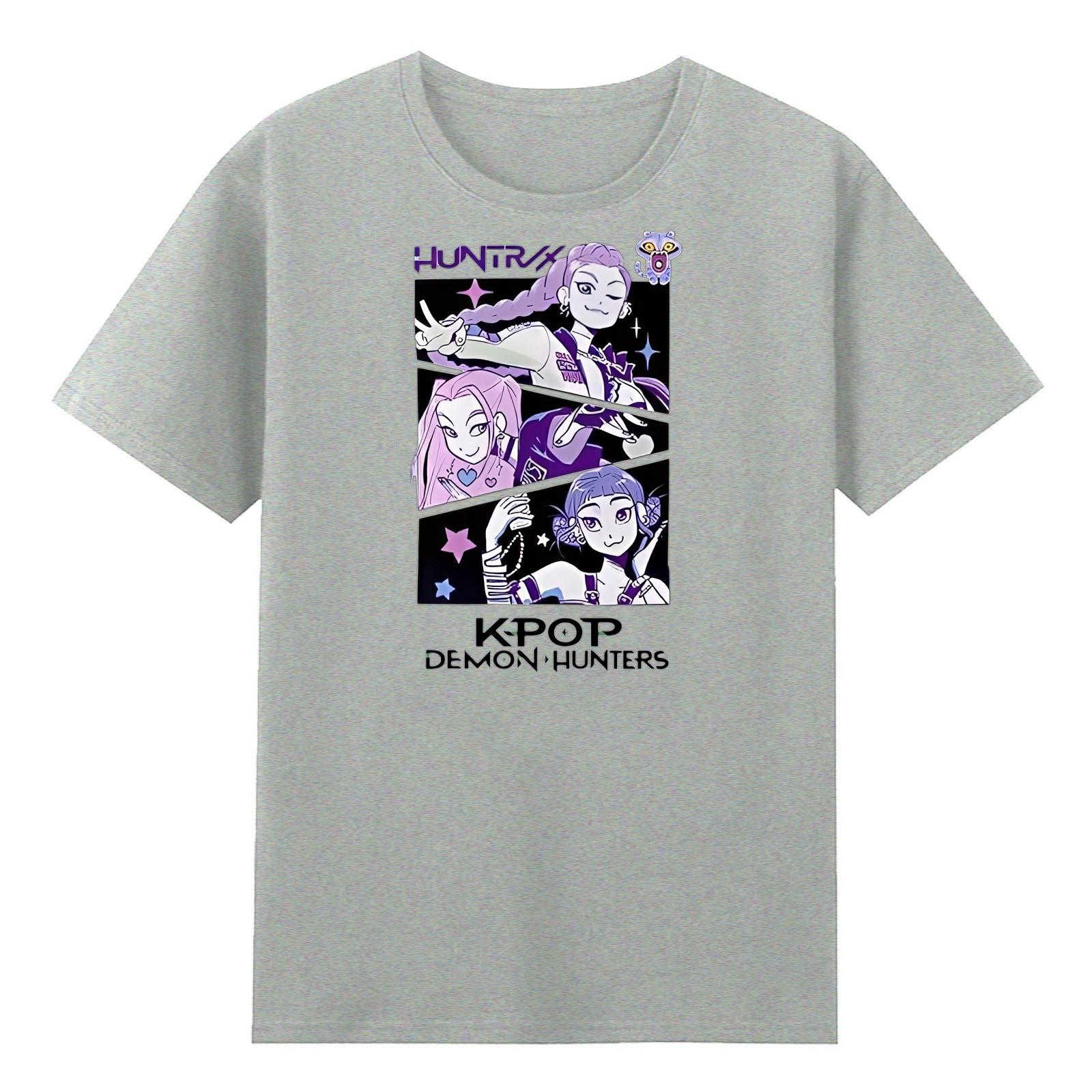 

Унисекс Круглый вырез Повседневный принт Футболка с короткими рукавами Топ L