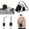 Vintage Military Style Men Canvas Shoulder Bag With Adjustable Strap And Multiple Slots