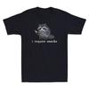 I Require Snacks Funny Raccoon With Knife Meme Retro Men's Short Sleeve T-Shirt