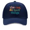 Colorful Motivational Wall Art Canvas Home Office Decor Hip Hop Hat Fashion Outdoor Sports Sandwich Baseball Cap