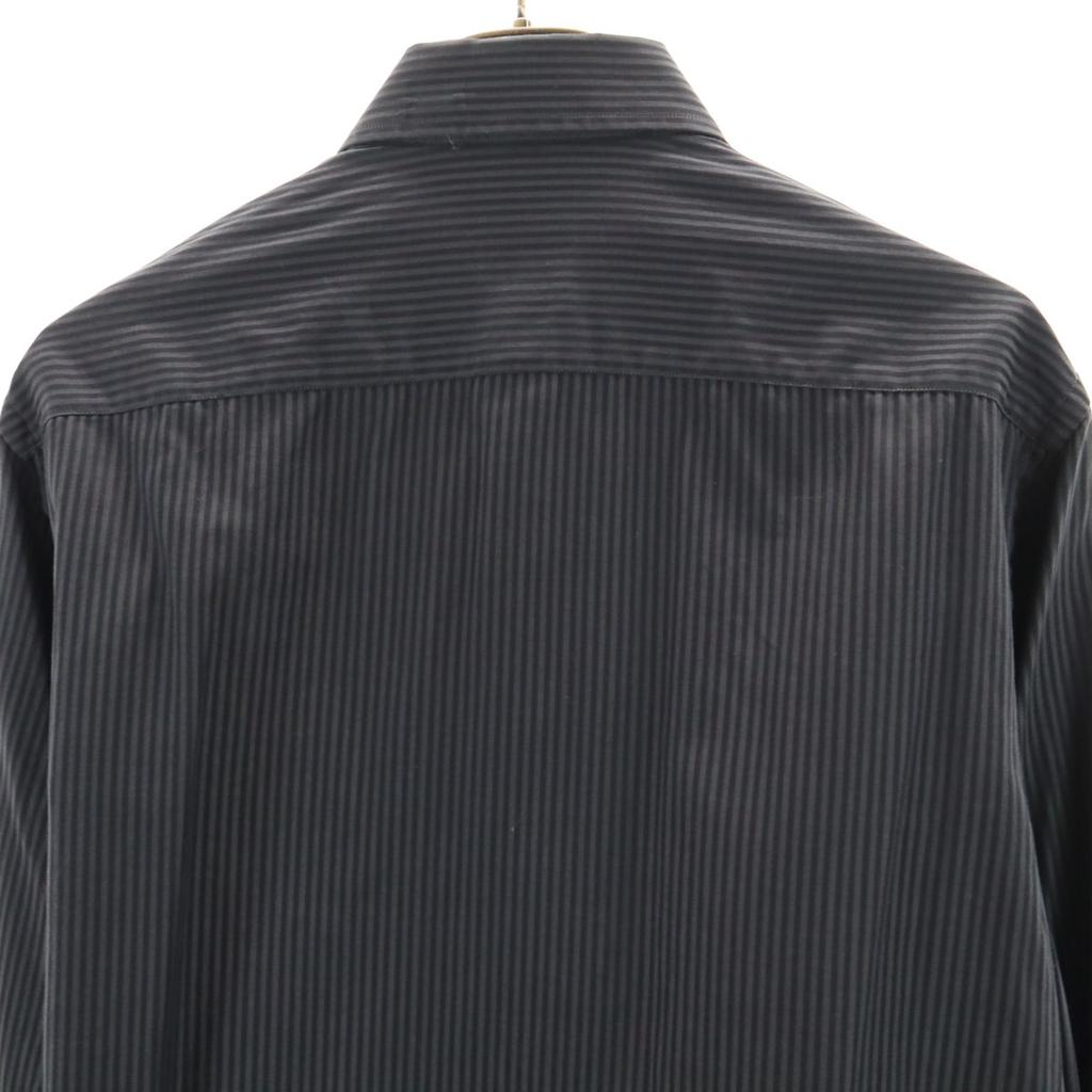 Armani Collezioni Striped Pattern Long Sleeve Cotton Shirt 39 Men's Used