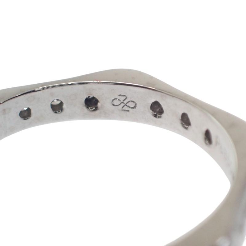 no brand  #9(JP Size) ring Pt850Platinum/diamond Women