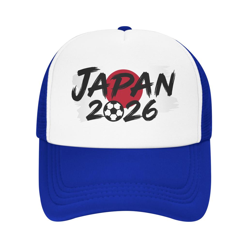 Japan Football Match  Mesh Baseball Cap Unisex Women Fashion Trucker Hat Dad Hat Adjustable Summer Trucker Caps