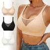 Zeriluna Breathable Mesh Wire-free Sexy Bra - Soft, Comfortable, Gentle Support, Skin-friendly.