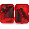 41-Piece Hex Key Allen Wrench Set, L Shape Hex and Torx Key Wrenches with Torque Handle | SAE(0.028"-3/8") | Metric(0.7mm-10mm) | Torx(T9-T50)