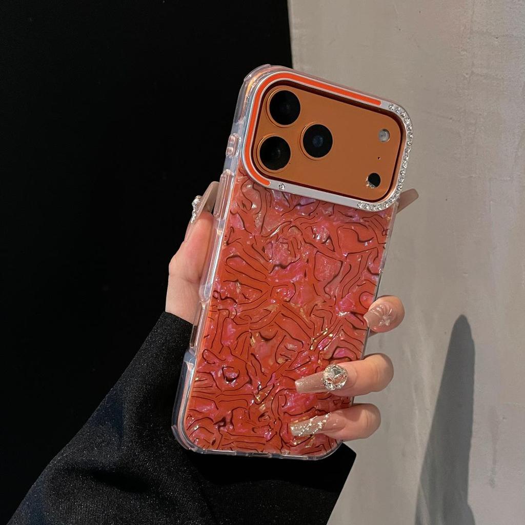 Ink Rhythm Farbige Schale Textur Hülle für Apple 17 Pro Max/16/17 IMD Rückseite 13/14