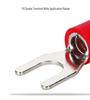 DELIXI Copper SV1.25-3/4/5 U-Type Pre-insulated Crimp Fork Terminal
