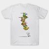 Asian Size Men Print T-shirt Ninja Turtle Bait (2019) No-Cut Heat Transfer Print Cotton Tshirt