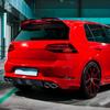 Pro Oettinger Rozšíření střešního spoileru Klapky pro zadní křídlo VW Golf VII MK7 7.5 R GTI GTD R-LINE E-GOLF Lesklá černá