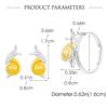 Zinc Zinc Alloy Snail Jewelry Delicate Snail Opening Rings Cute Snail Stud Earrings  Women