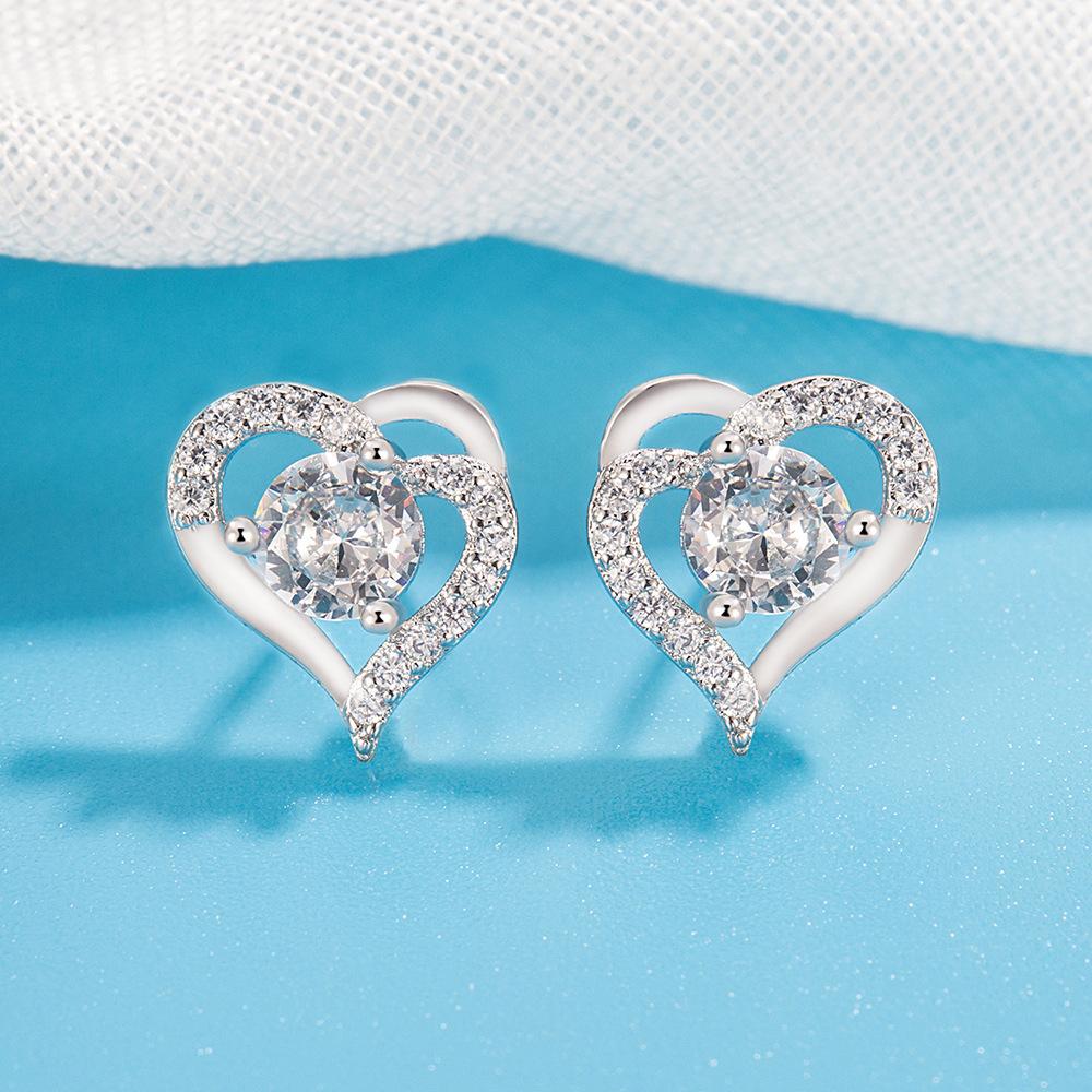 

925 Sterling Copper Nudo De Bruja Original Stud Earrings for Women Witches Knot Earrings with Zircon Protection Amulet Zircon