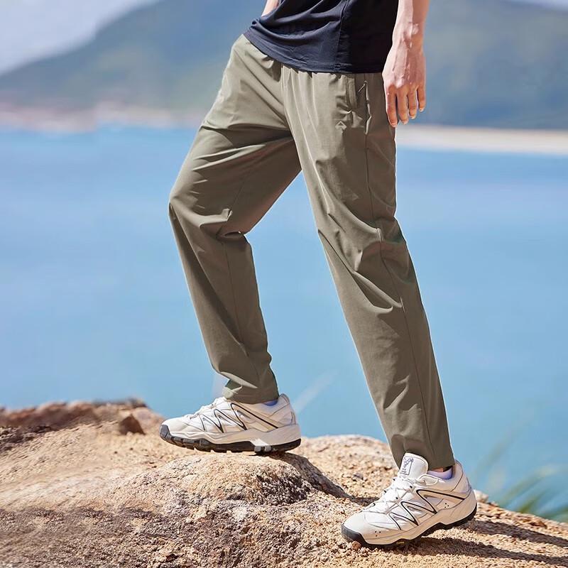 Tuoluzhe Men's Summer Quick-Dry Outdoor Casual Pants (Naked Feel)
