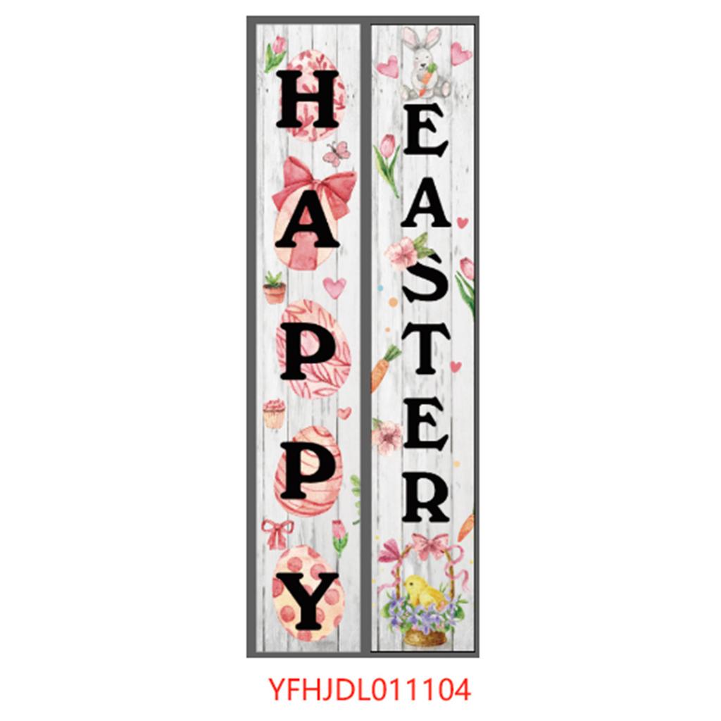180 * 30Cm Easter Family Party Festival Atmosphere Arrangement Flag Polyester Cloth Couplet Customization