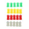 5PCS Portable Fishing Rod Fixed Ball Silicone Reusable Fishing Rod Beam Binding Fastener for Fishing