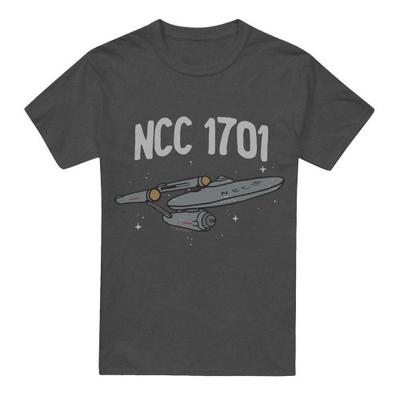 STAR TREK Unisex Adult The First Enterprise T-Shirt