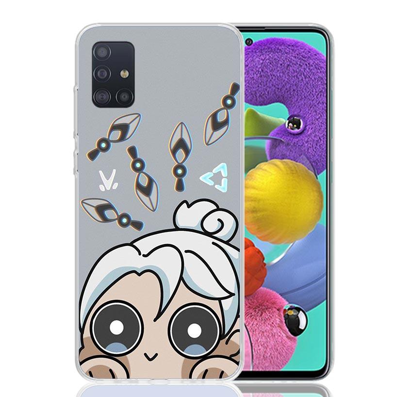 

Game Valorant Cute Phone Case for Samsung Galaxy A52 A51 A50S A12 A22 A32 A72 A10S A30S A31 A71 Note 20 Ultra 10 Plus S10 Galaxy Samsung A32 4G