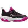 Nike Giannis Immortality 4 PS Black Laser Fuchsia Kids Sneakers White FZ6733-004