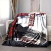 Custom 1Pc Resident Evil Requiem Theme Fleece Flannel Blanket Soft Warm Cozy Office Throw For Bedroom Couch Travel Birthday Xmas Gift