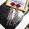 Rhinestone Crystal Red Lips Mouth Gift For Women Drop Earrings Dangle Earring Stud Earrings Jewelry