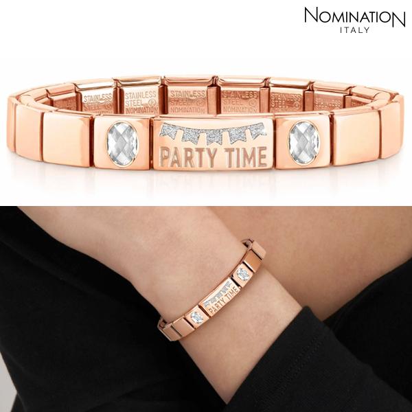 Nomination Glam Combination Bracelet Party Time Rose Gold Women'S Bracelet Set Glam-Rosegold03