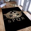 Tappeto con Stampa Logo Romano Vintage Classico Soggiorno Camera da Letto Ufficio Comodino Bagno Tappetini Pavimento Decorazione Casa Tappeto Regalo Arrivo Rapido