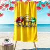 M&M's Print Strandtuch, Großes Weiches Schnelltrocknendes Handtuch für Strand Camping Schwimmen