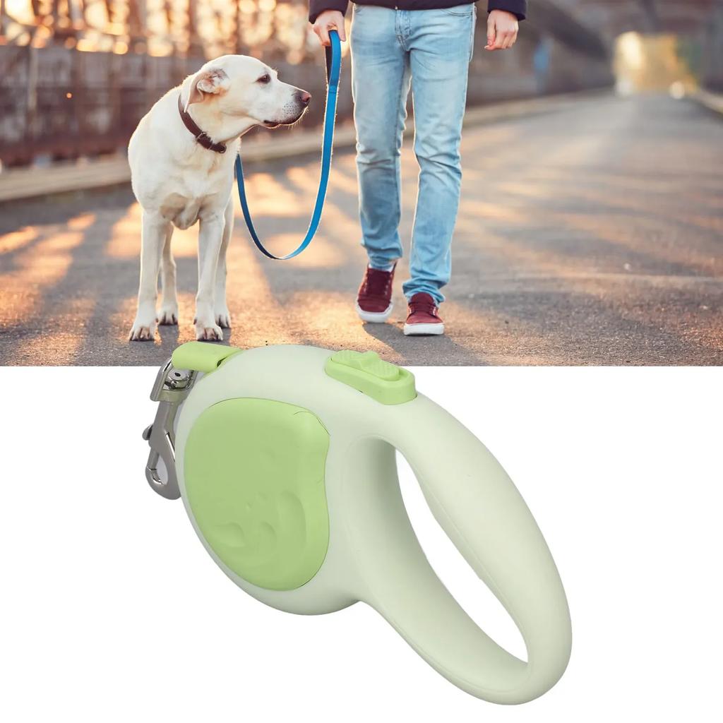Retractable Dog Leash Automatic One Handed Brake Ergonomic Durable Pet Walking Leash For Walking Travel Training