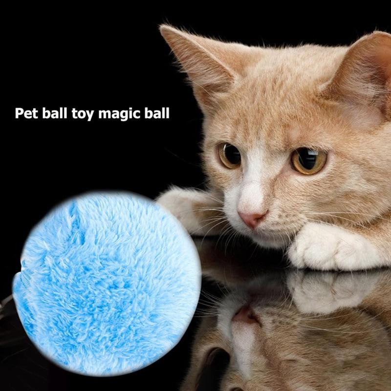 Rolling Ball Toy, Anti-Anxiety Automatic Moving Interactive Ball for Dogs and Cats