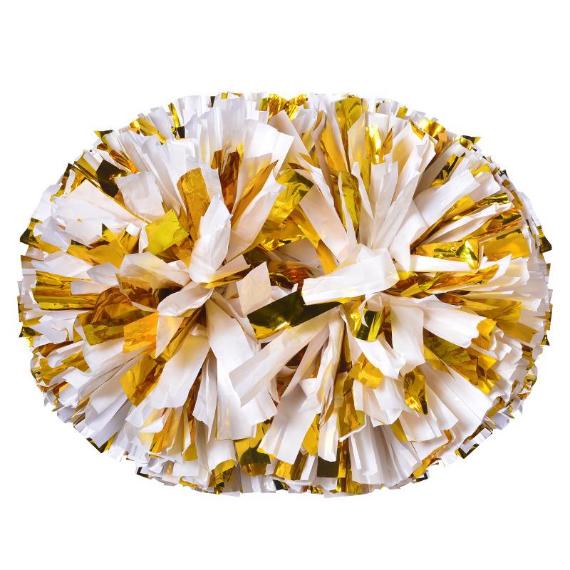 Cheerleader Pom Poms School Games Celebration Competition Vocal Dance Party Concert Match Ball Pompom Ball 2PC Party Decoration