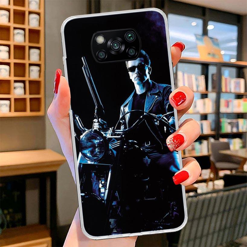 Arnold Schwarzenegger Terminator Cover Phone Case For Xiaomi Poco F7 Ultra X7 X6 X5 Pro M7 Redmi 15C 15 13C 13 12C 12 10C 10 9A