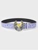 Artistic Eagle Shaped Pu Leather Belt For Men With Ethnic And Vintage Touch