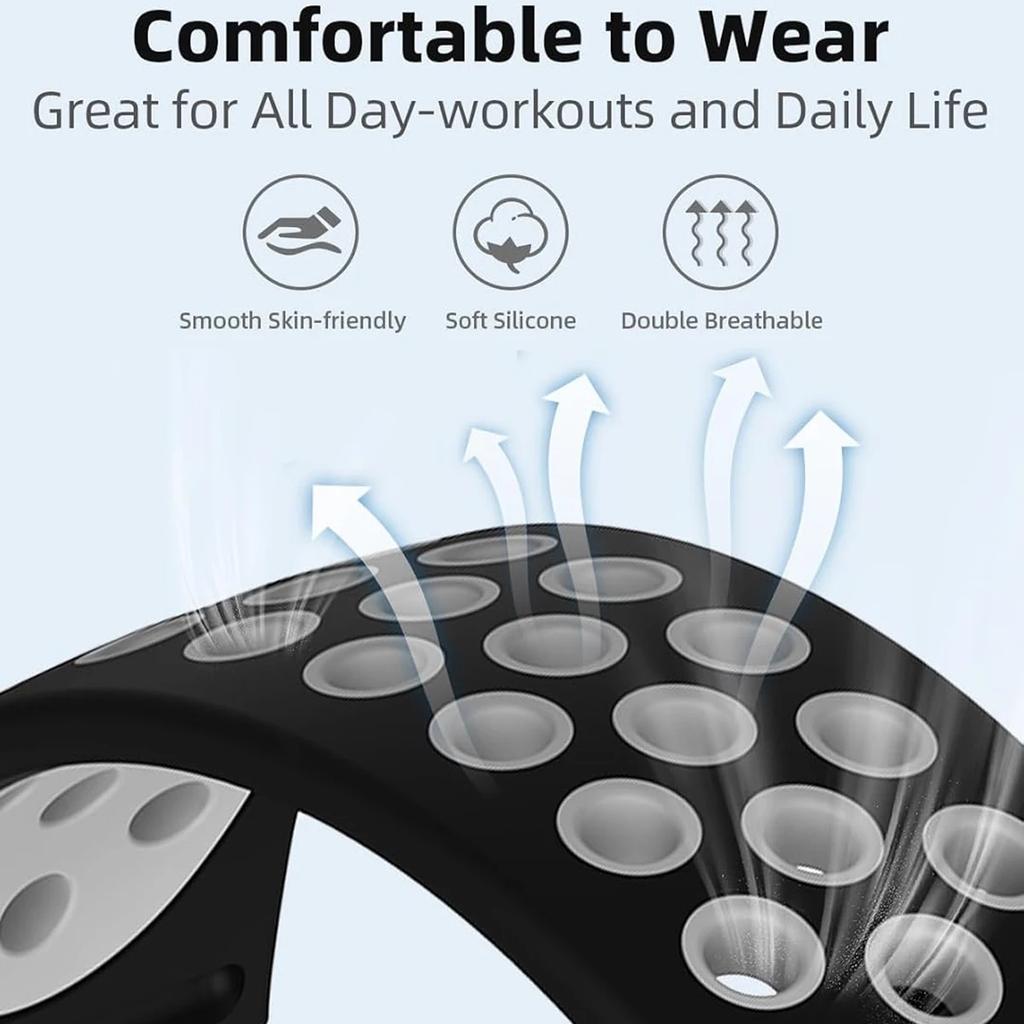 Silicone Strap For Samsung Galaxy Watch 8 40mm 44mm 8 Classic 46mm Sports Breathable Bracelet For Galaxy Ultra 2025 47MM Band