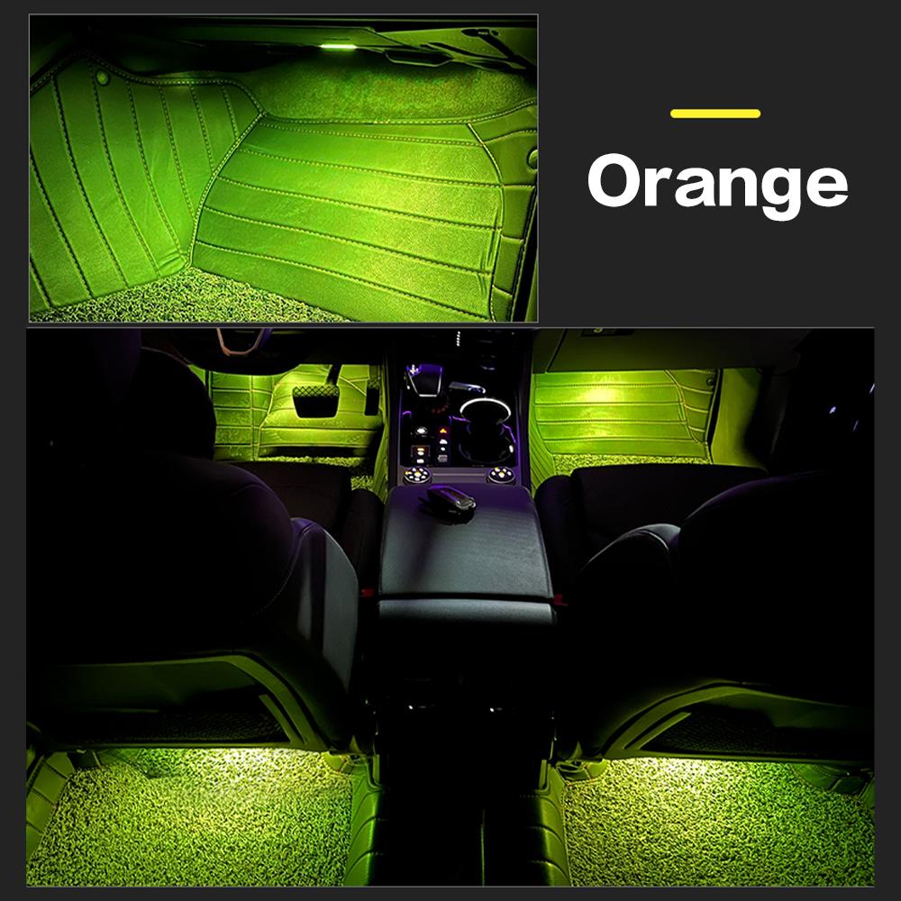 For SEAT Ateca Ibiza ST Toledo Leon 2013 2014 2015 2016 2019 LED RGB Car Footwell Lamp Atmosphere Light Interior Accessories